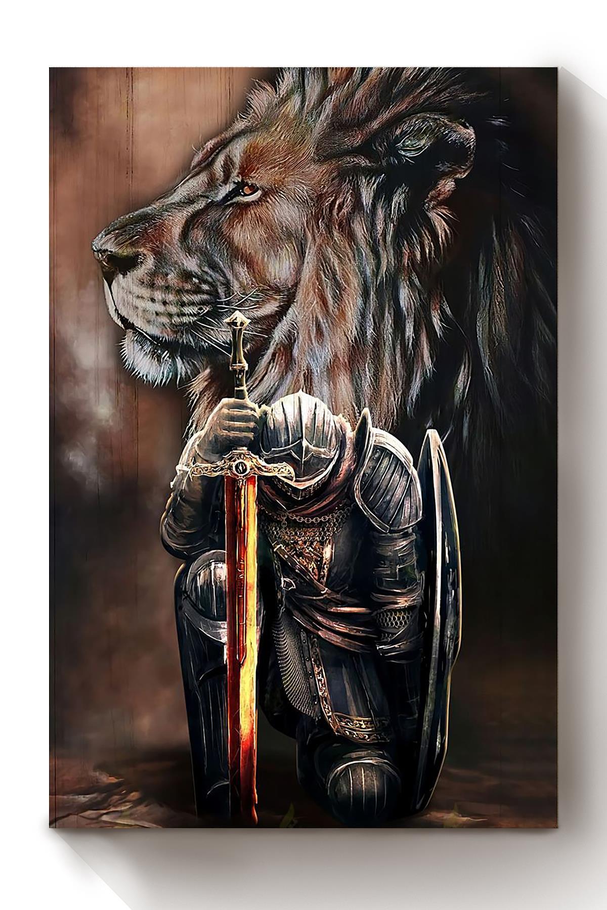 Warrior Of God Christian Wall Art Gift For Christmas Decor Son Of God Canvas