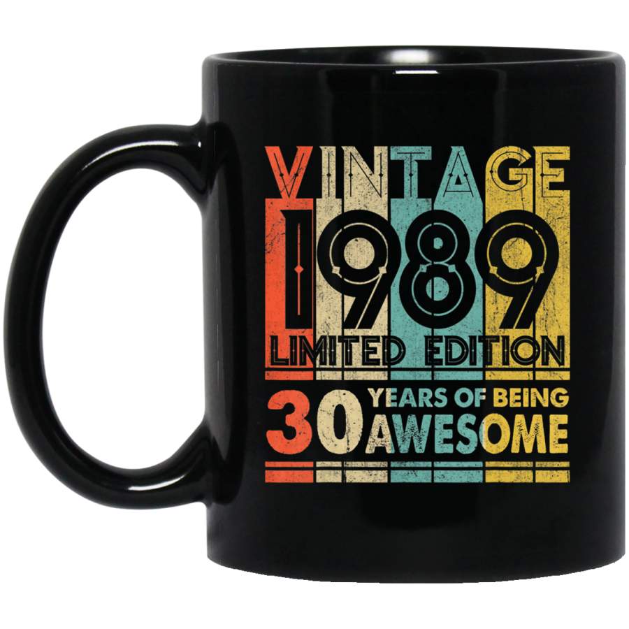 Vintage Made in 1989 30th Birthday 30 years old Gift Coffee Mug