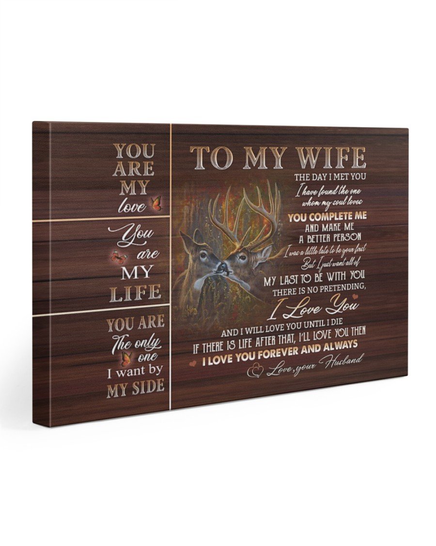 You Are My Life Personalized Name Canvas Special Gift For Wife Poster Wall Art Home Decor