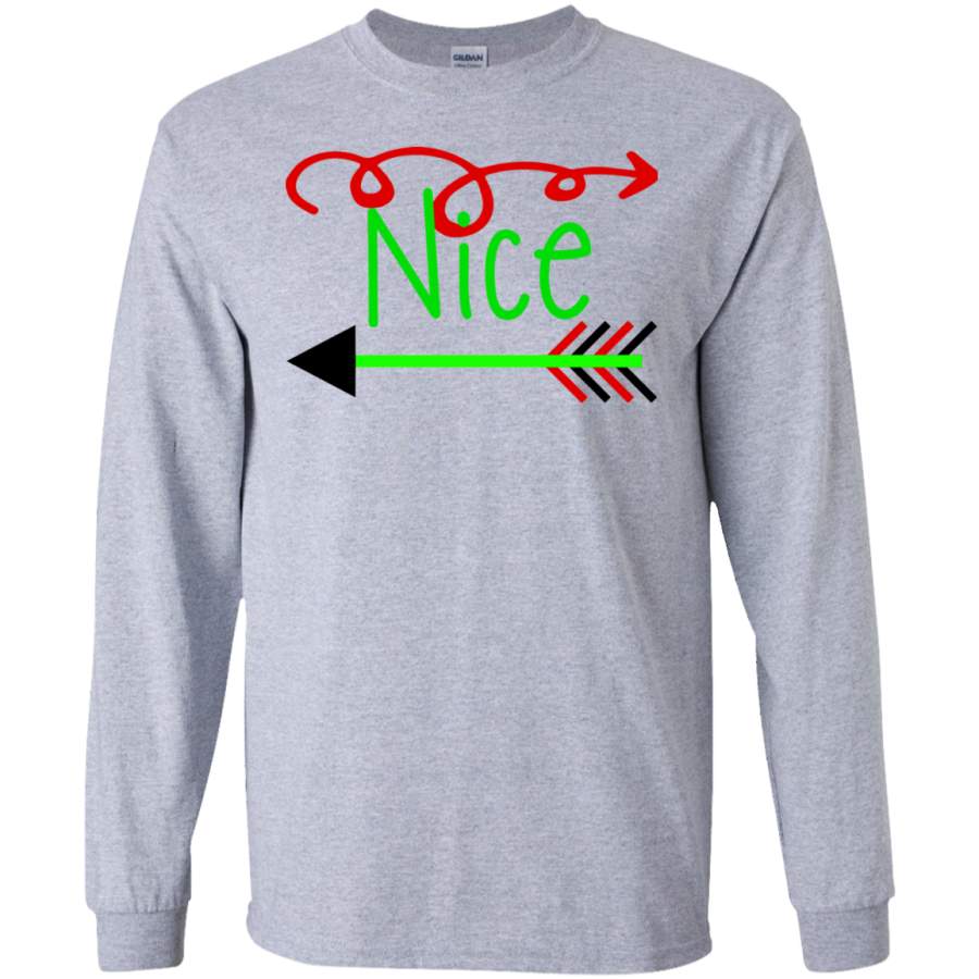 Christmas Set Naughty Nice LS shirt/Hoodie/Sweatshirt