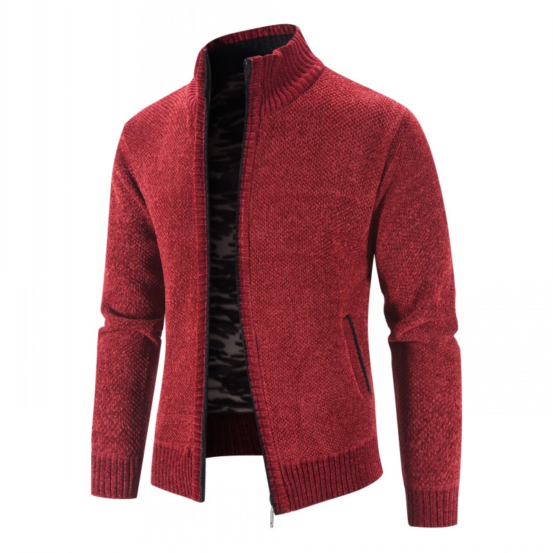 2022 Cardigan Jacket Men Autumn Winter Men Warm Sweater Coat Men Knitted Sweater Solid Cardigan Jackets Man Casual Mens Clothing alx