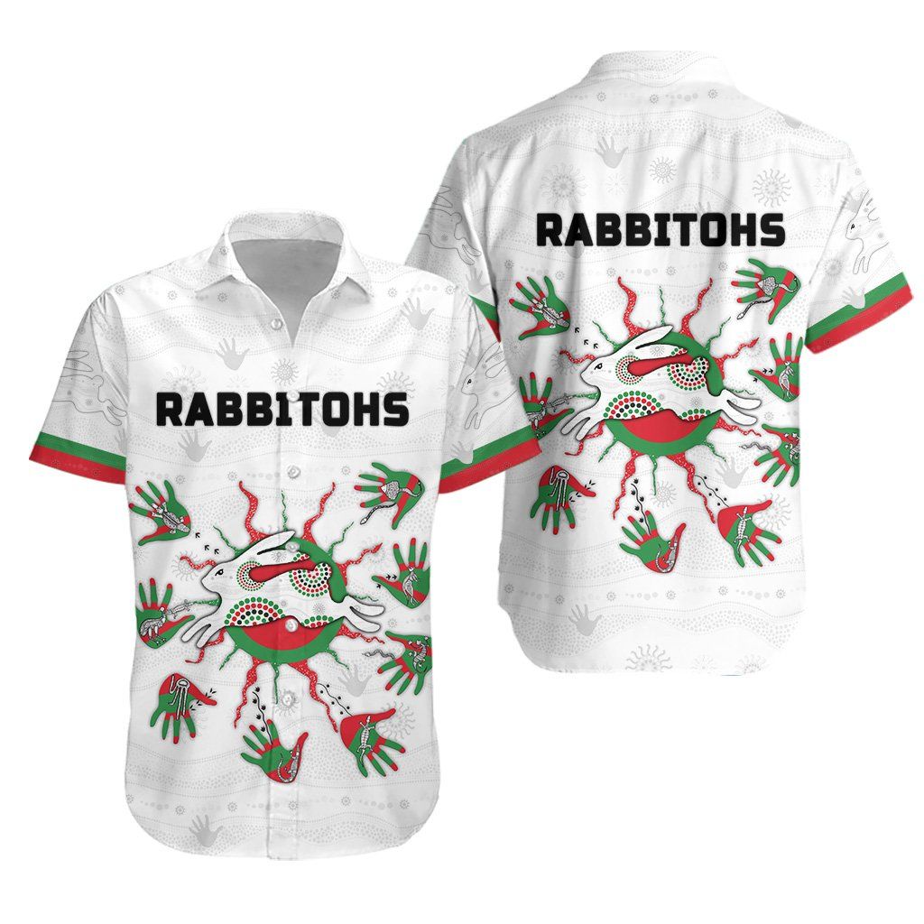 Rabbitohs Indigenous Hawaiian Shirt Animals Aboriginal TH5