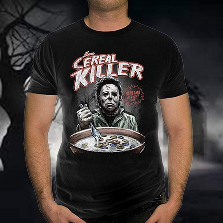 Mens Michael Myers Halloween Graphic T-Shirt Halloween Shirt Horror Shirt