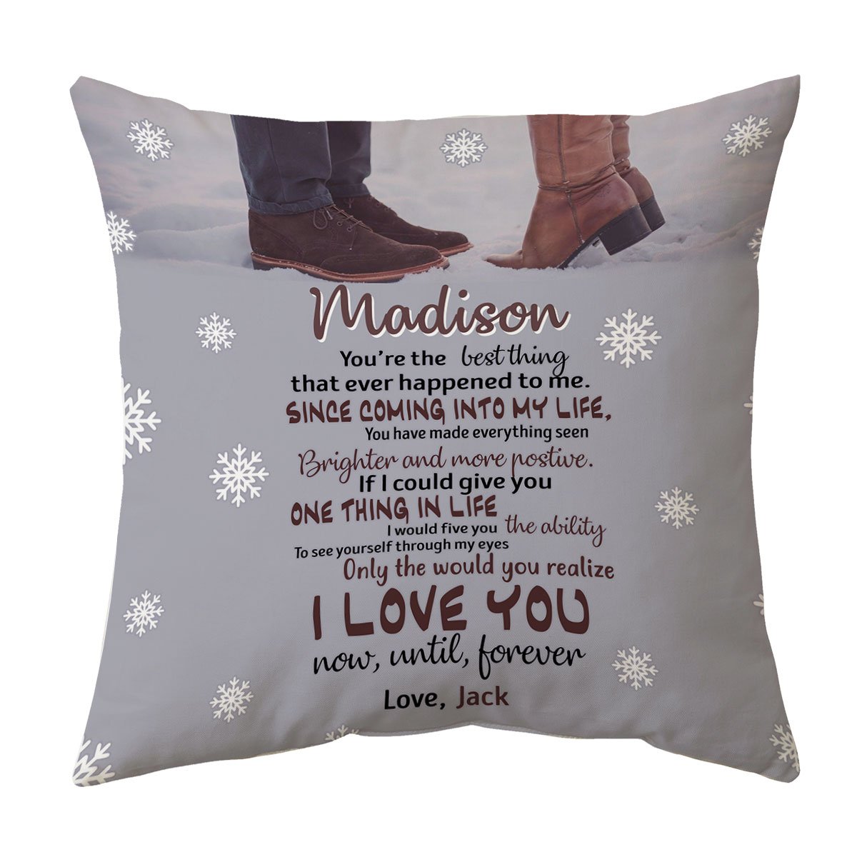 Custom Personalized Throw Decorative Cuddle Pillow Valentine Day Gift Ideas For Him Her Men Women Boyfriend Girlfriend Husband Wife Couple – You Are The Best Thing HT281254 – PersonalizedWitch