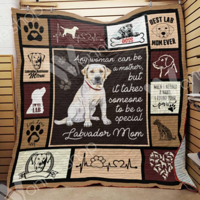 Labrador Retriever Dog Mom Blanket AU02 97O41