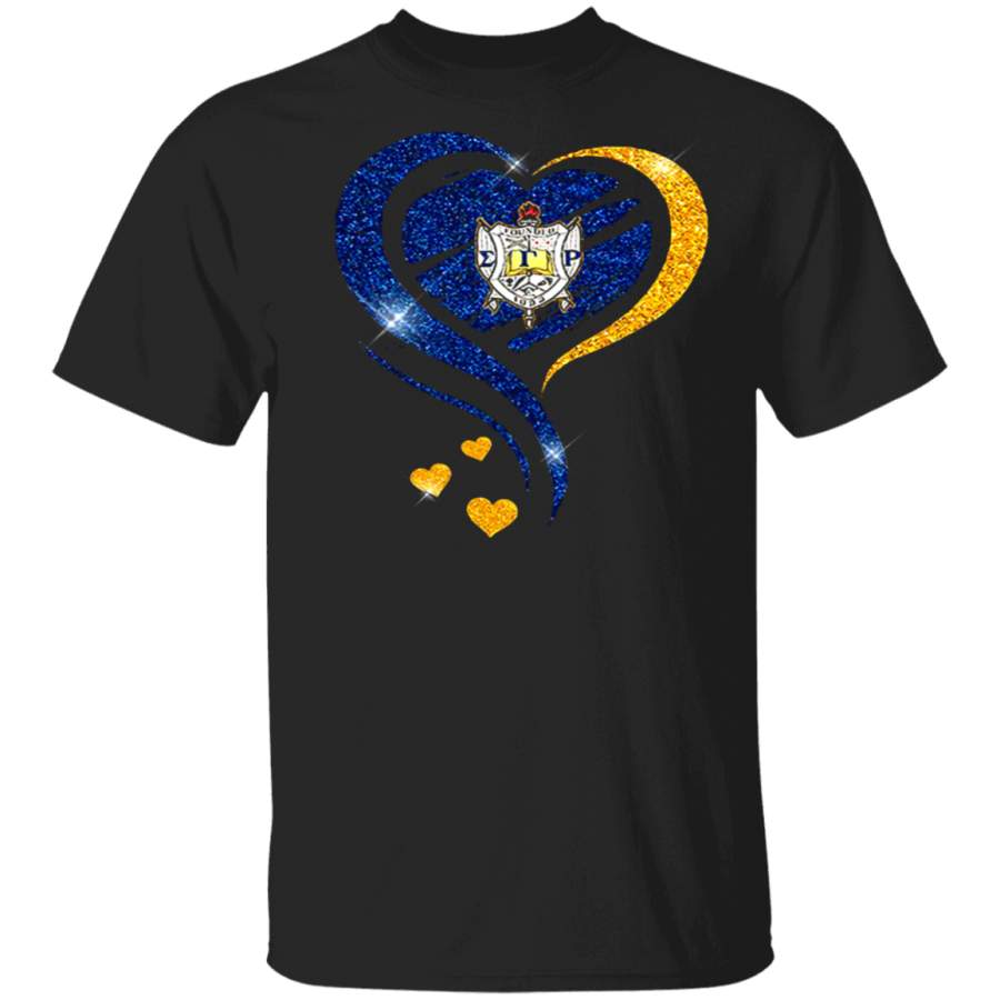 Sigma gamma rho new official shield heart bling T Shirt