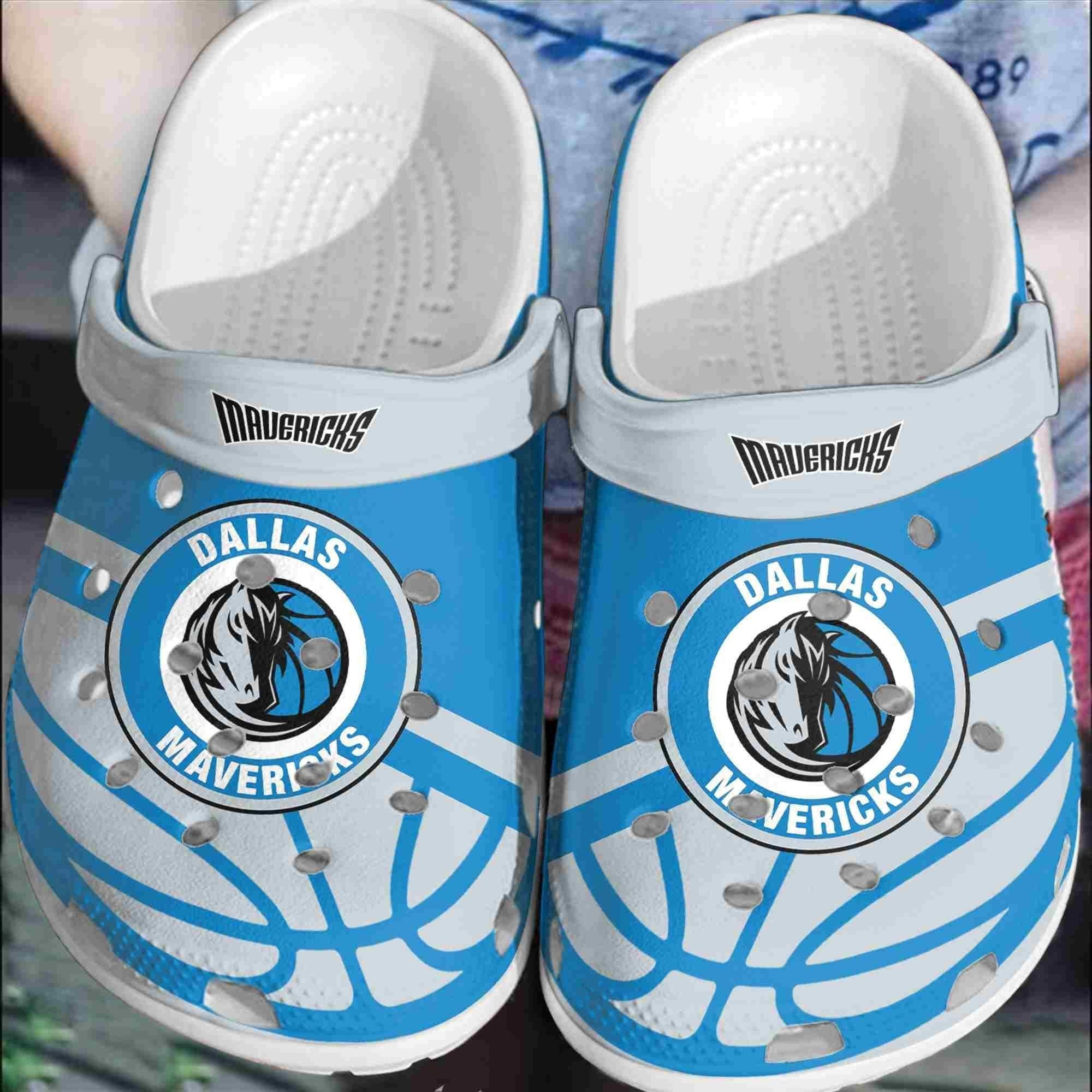 Dallas Mavericks Basketball Club Crocband Clogs Crocss Comfortable Shoes For Men Women