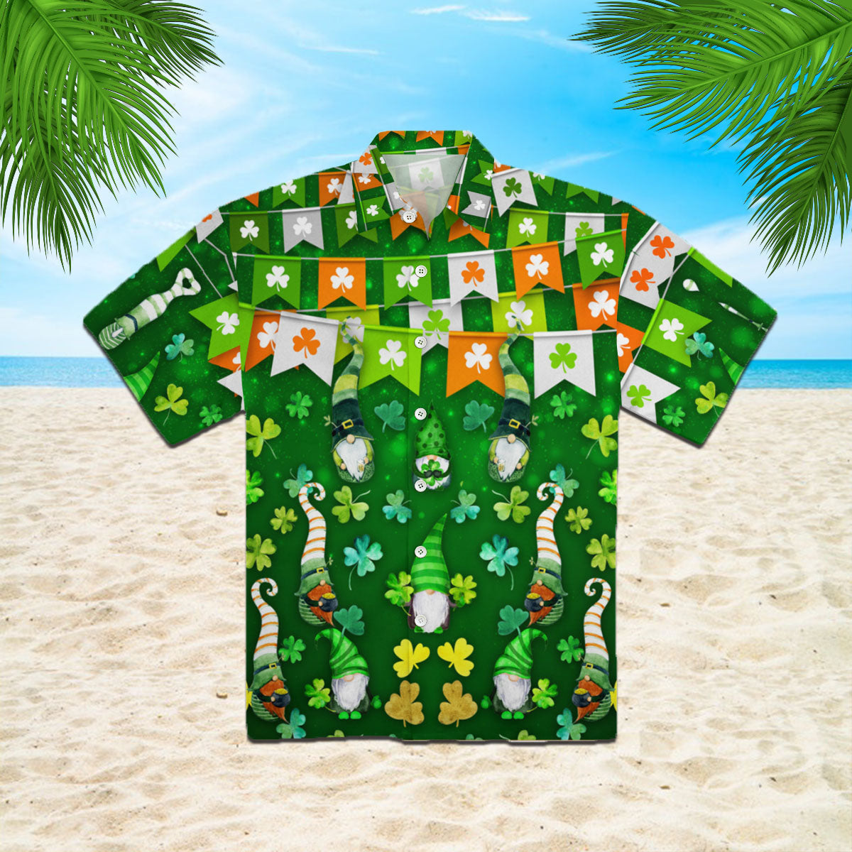 Funny Gnome Happy Saint Patrick Day Hawaii Shirt For Men Women Ha93396