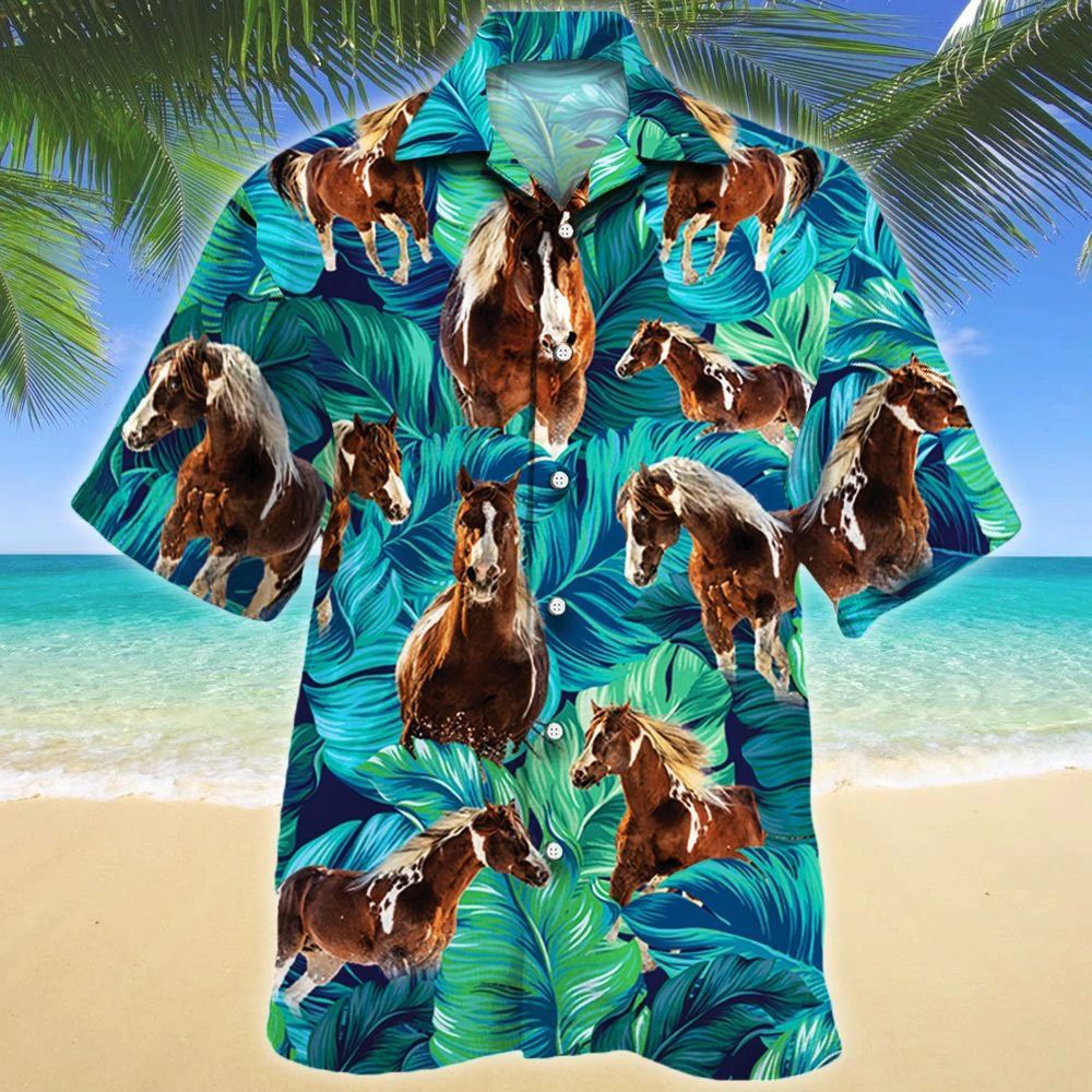 American Paint Horse Lovers Hawaiian Shirt Ha40099