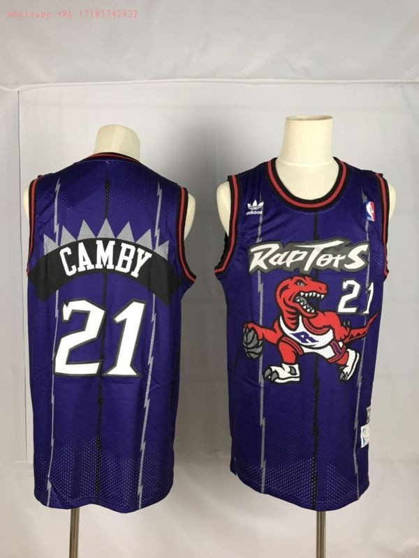 Toronto Raptors Marcus Camby #21 2020 NBA New Arrival Indigo Jersey