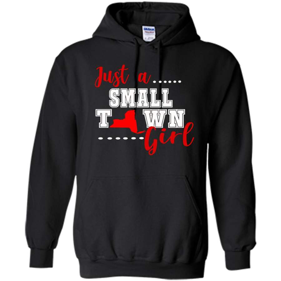 Just A Small Town New York Girl – Gildan Heavy Blend Hoodie