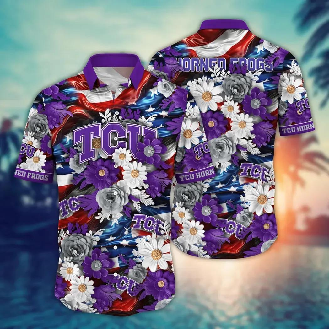 Tcu Horned Frogs Ncaa Aloha Hawaiian Shirt 1, Ncaa Hawaiian Shirt