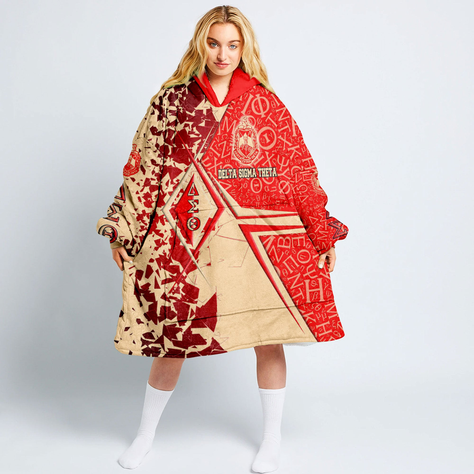 Africa Zone Clothing – Delta Sigma Theta Legend Oodie Blanket Hoodie A35