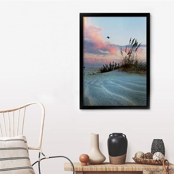 Beach Canvas Painting Dunes Sunset Canvas Photo Print Wall Art Home Decor