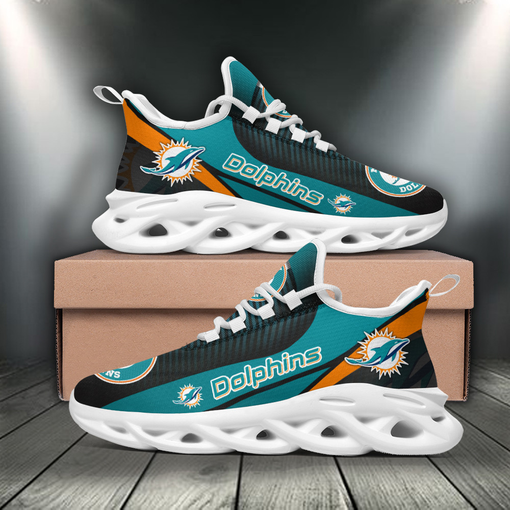 Miami Dolphins Yezy Running Sneakers Bb515