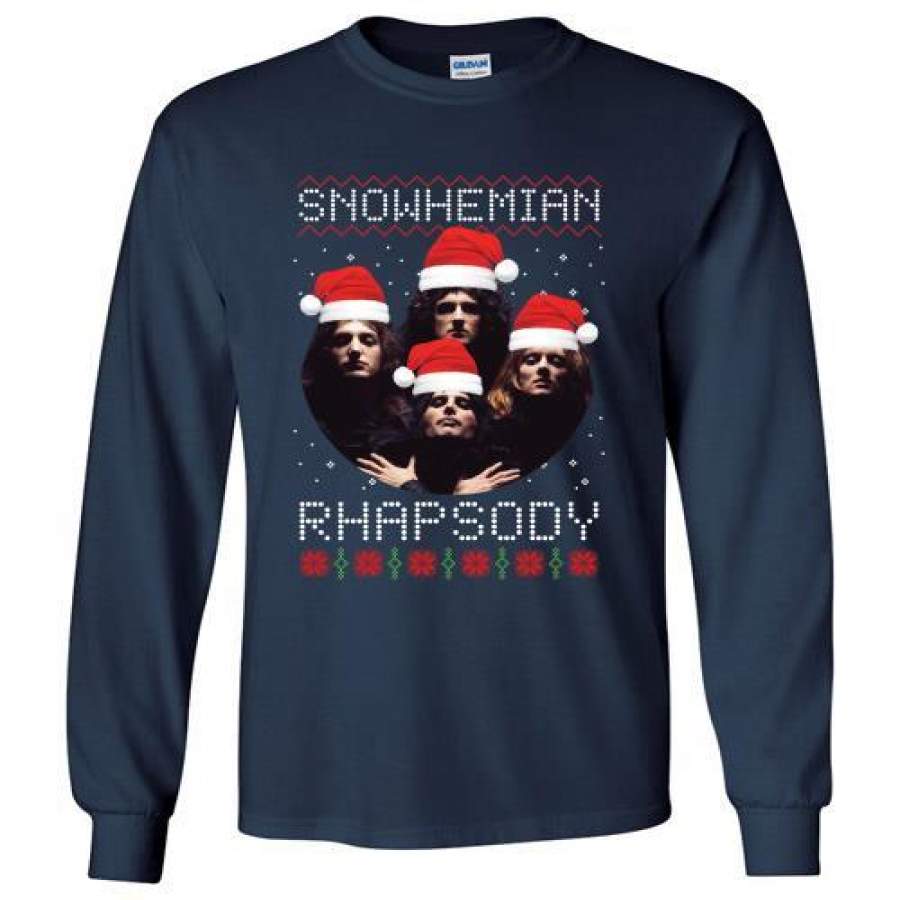 Snowhemian Rhapsody Ugly Christmas Long Shirt