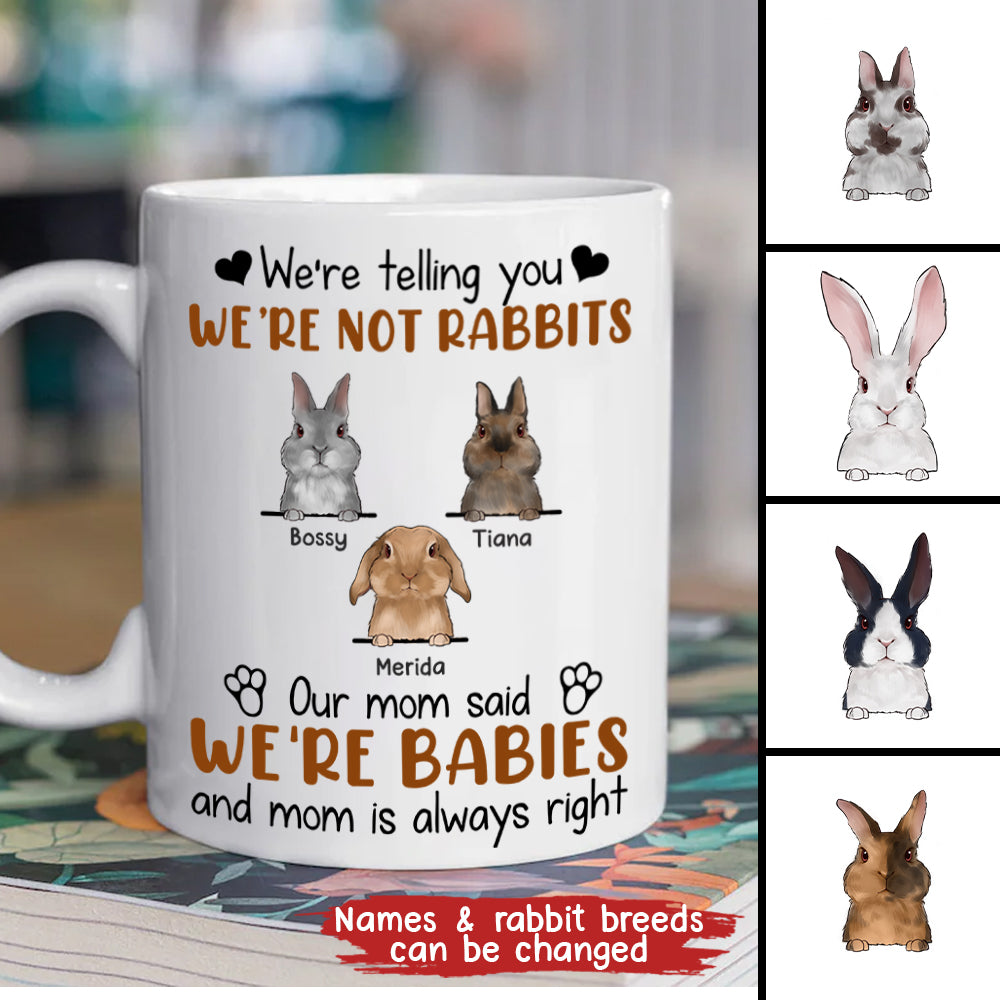 89Customized My Mom Said I’M A Baby Rabbit Lovers Personalized Mug