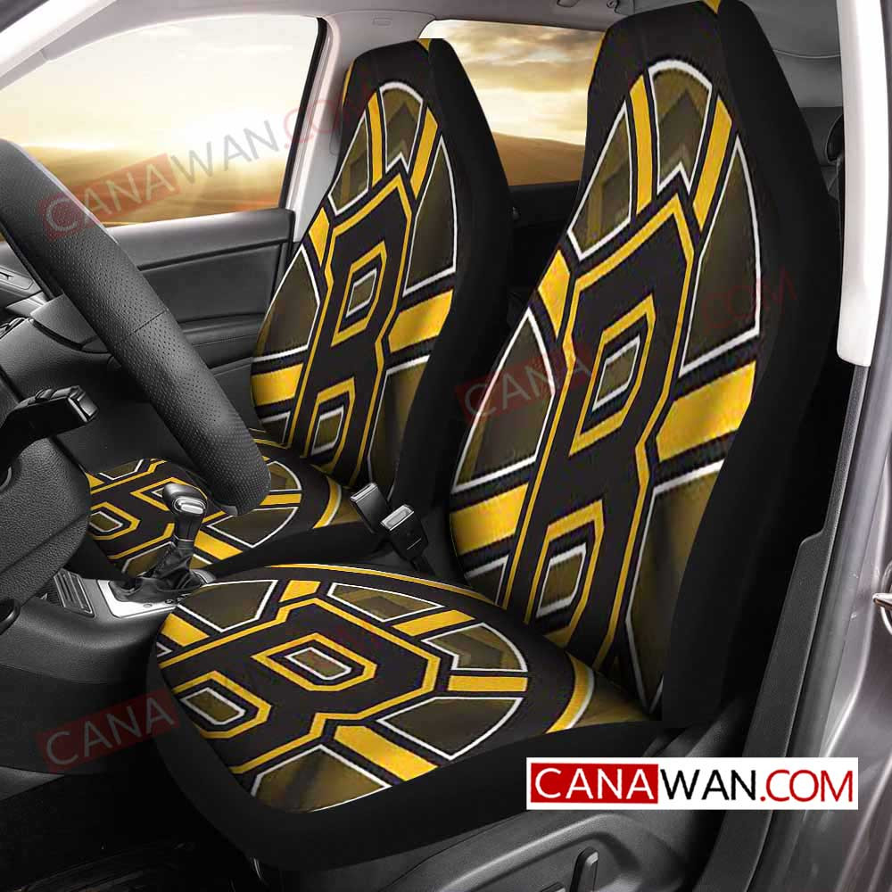 Boston Bruins Style683 3D Customized Personalized Car Seat Cover