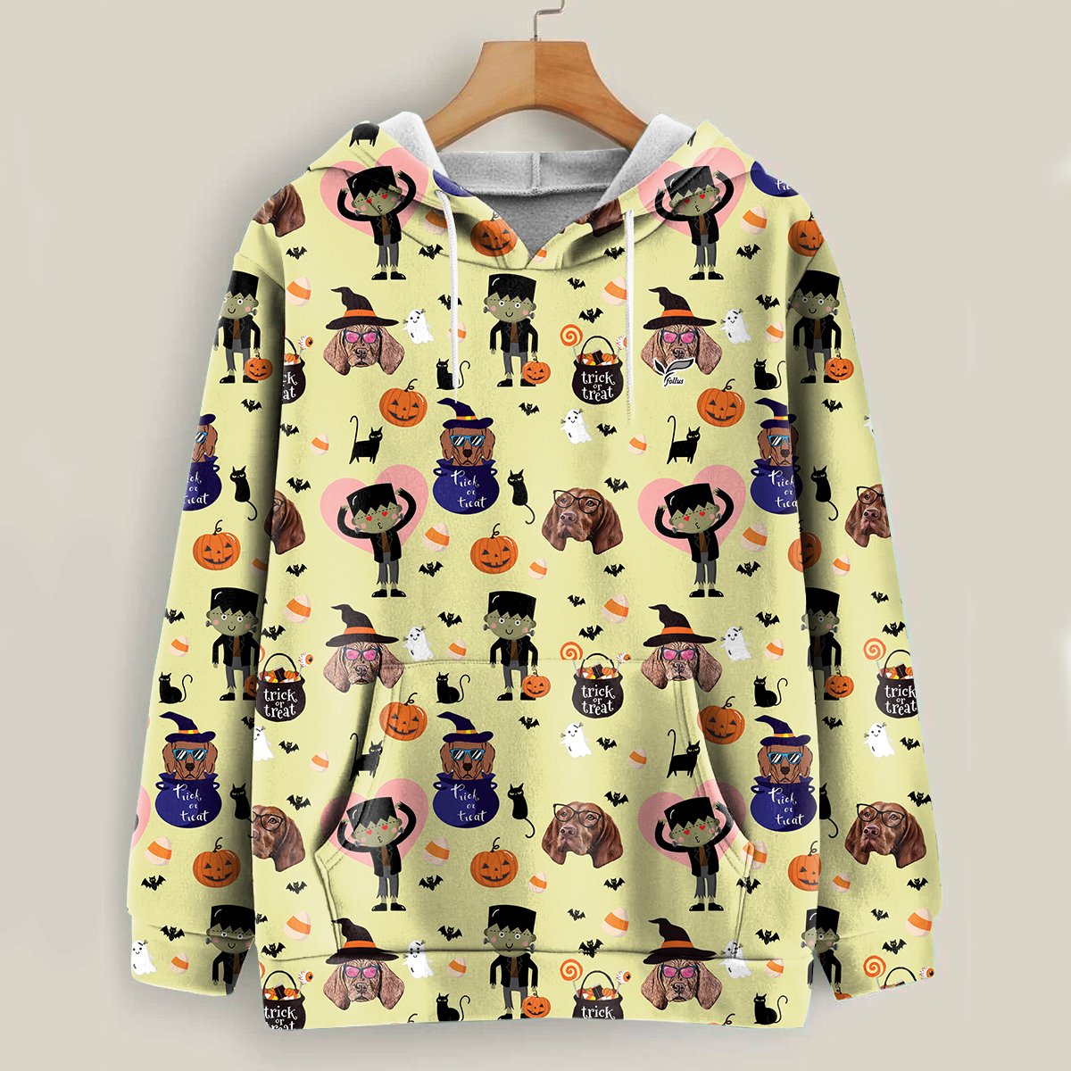 Trick Or Treat – Vizsla Halloween Hoodie
