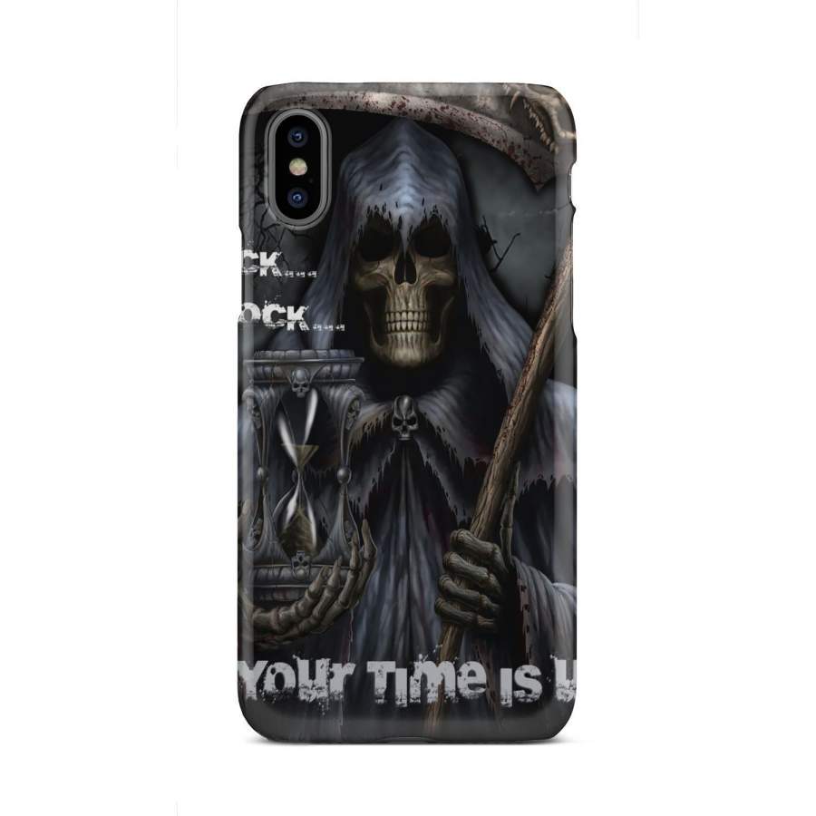 Your time is up phone case