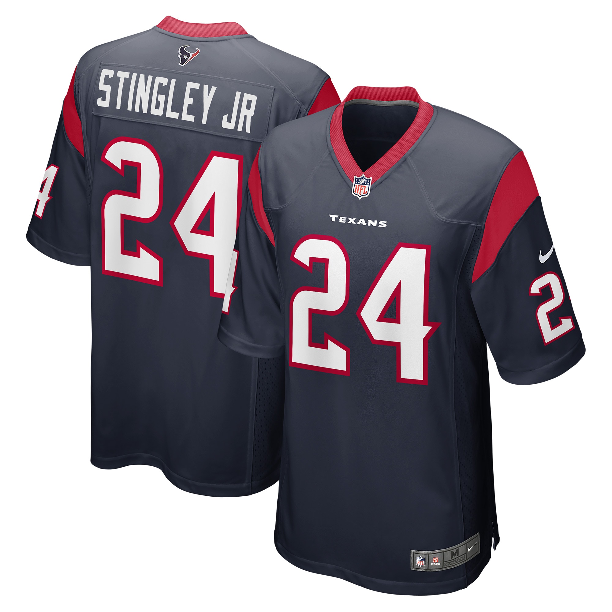 Men’s Houston Texans Derek Stingley Jr. Navy Player Game Jersey