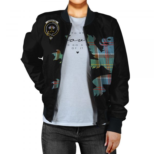 Whitelaw Lion & Thistle All Over Printed Bomber Jacket Us Size