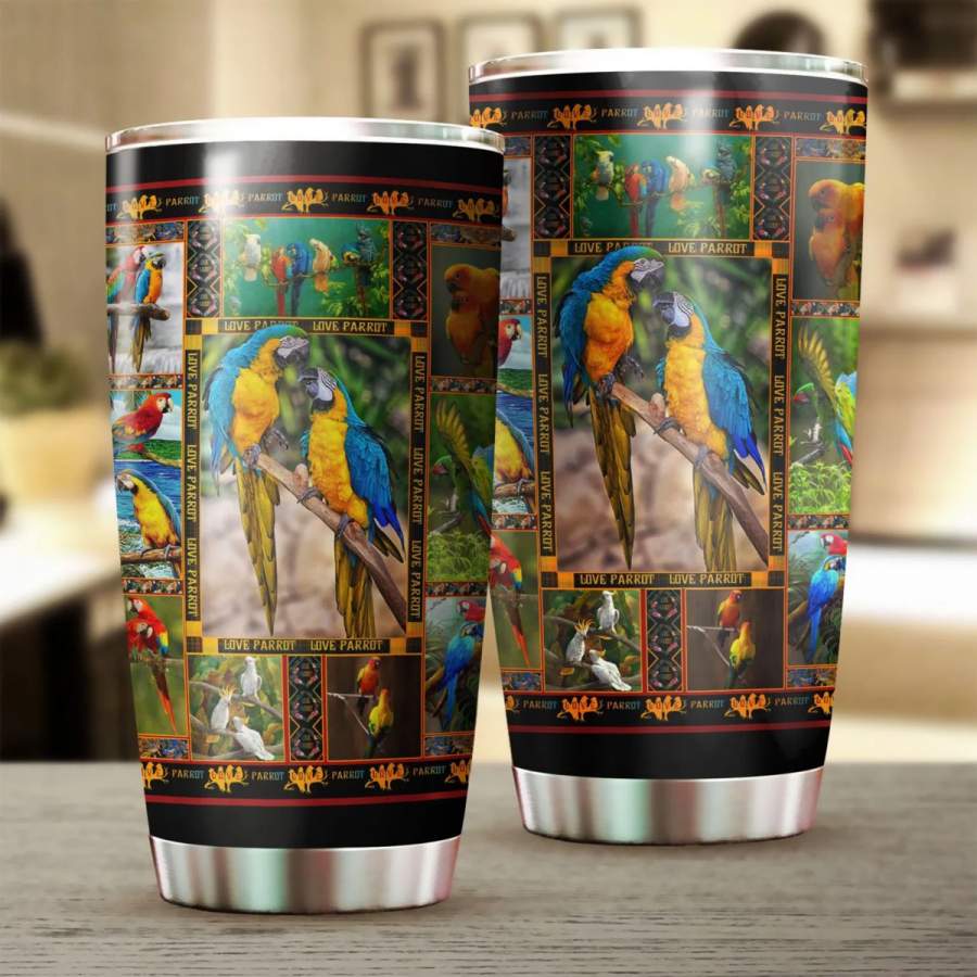 Parrot Stainless Steel Insulated Tumbler Cups