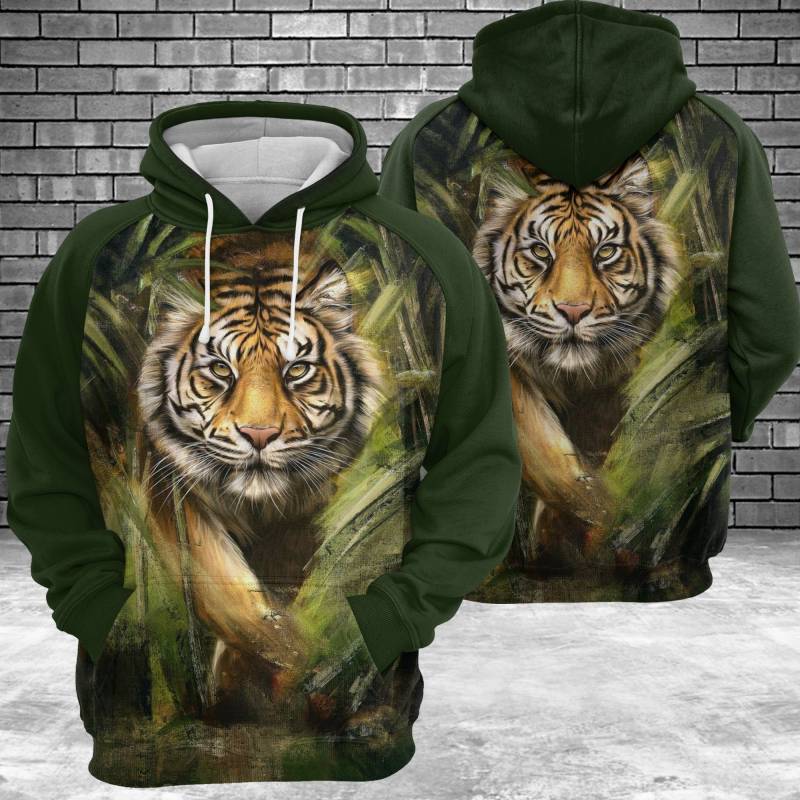 Tiger So Cool D1905 – All Over Print Unisex Hoodie