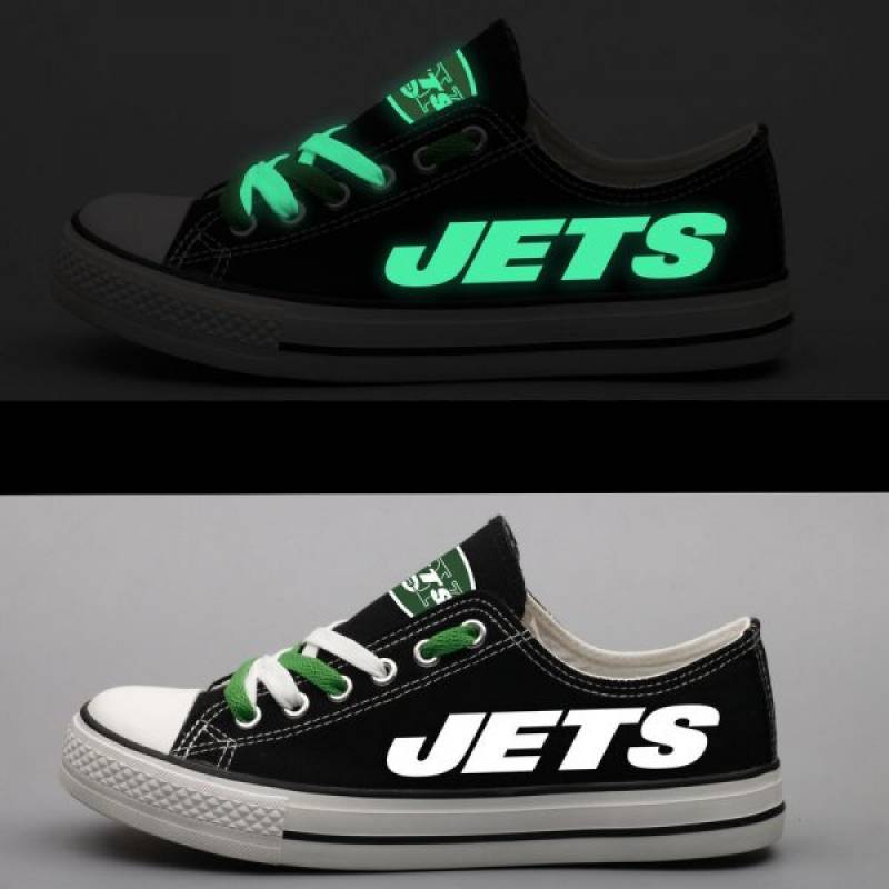 New York Jets Canvas Shoes, Jets Sneakers, Tennis Shoes T-DF24HY