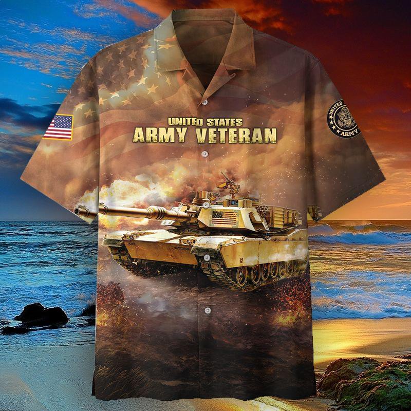 Army Veteran Hawaiian Shirt | For Men & Women | Adult | Hw2194