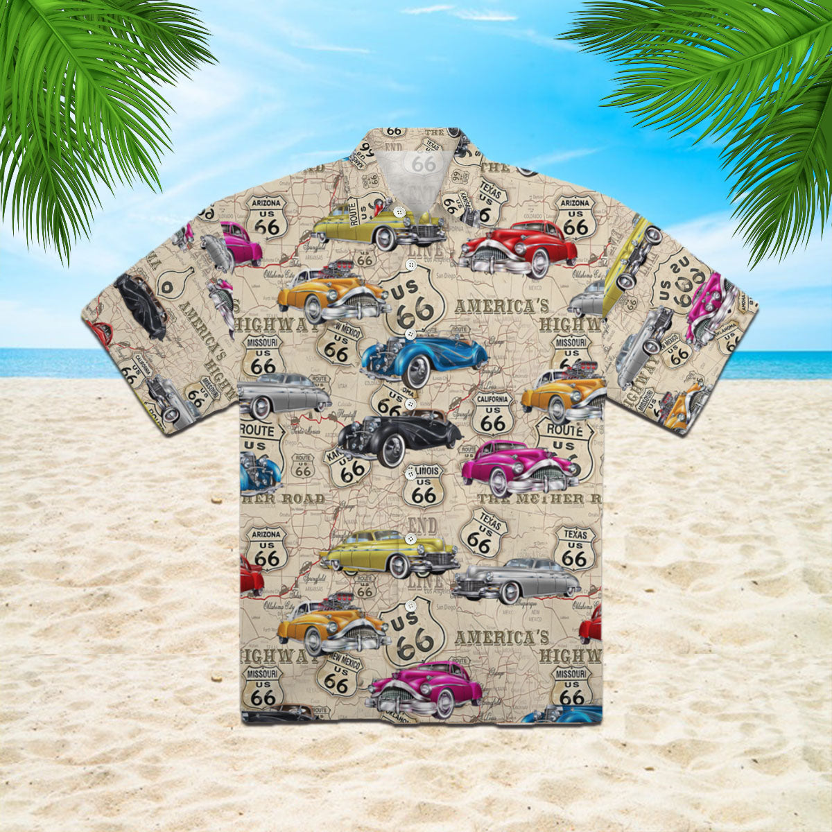 Amazing Vintage Retro Muscle Car Hawaii Shirt For Men Women Ha67953