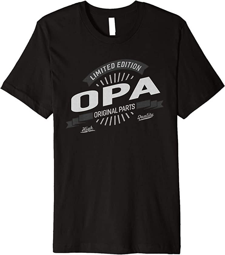 Vintage Opa Original Fathers Day Men Grandpa Premium T-Shirt