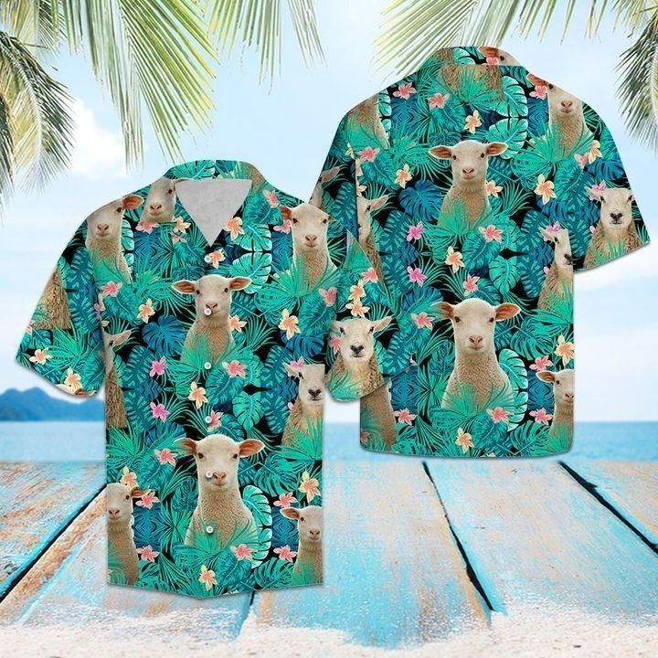 Get Here Sheep Tropical Hawaii Shirt Ha22485