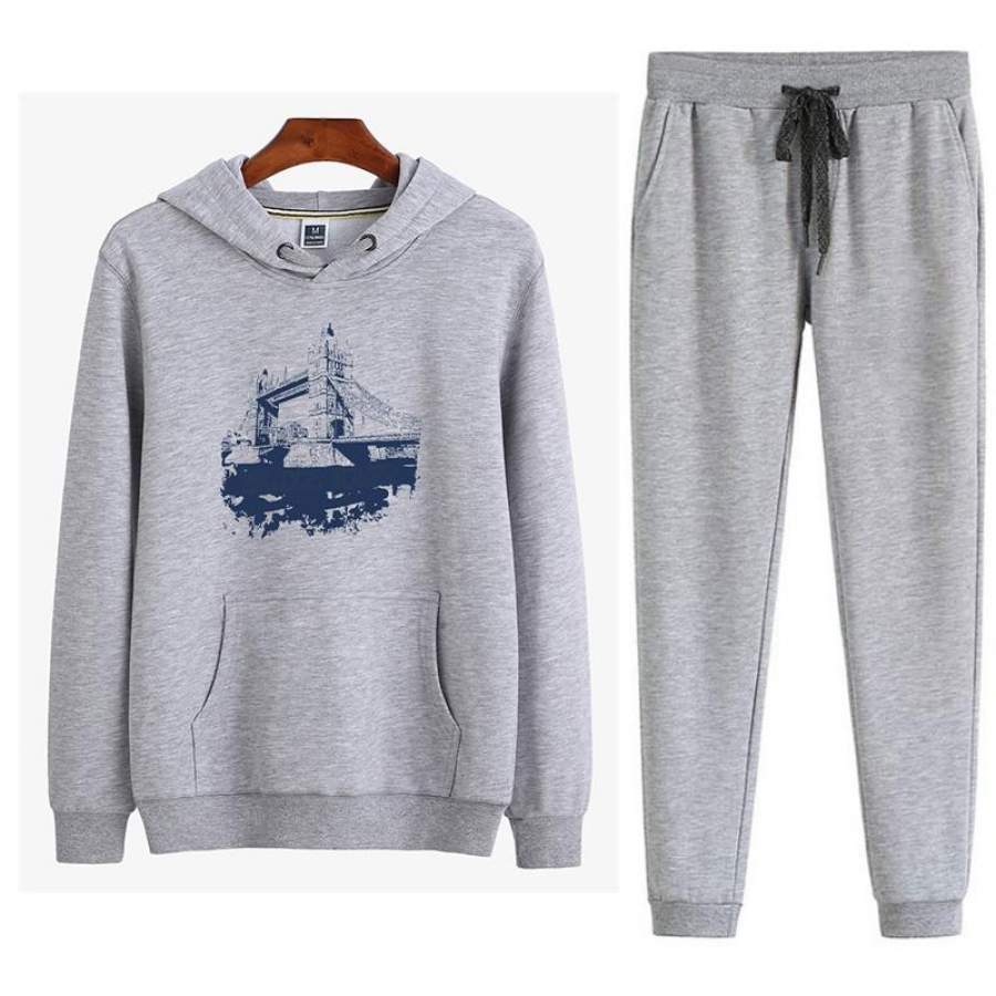 Unisex London Bridge Outfit Casual Outfit Sports Outfit Winter Outfit Hoodie and Pants for Adult