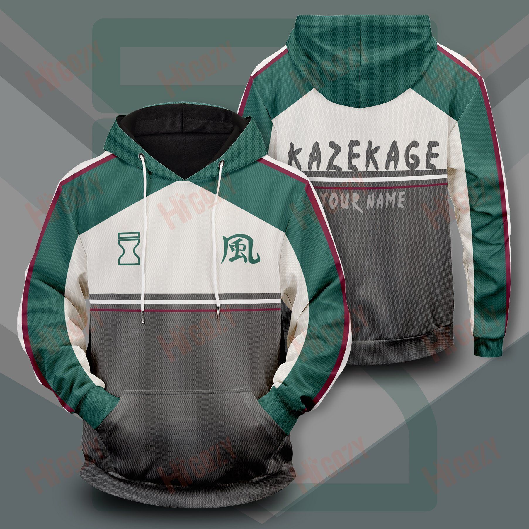 Personalized Hidden Sand Kazekage Unisex Pullover Hoodie, Naruto Hoodies Clothing Custom Hoodies Graphic Hoodies, Hoodies For Women – Tac136