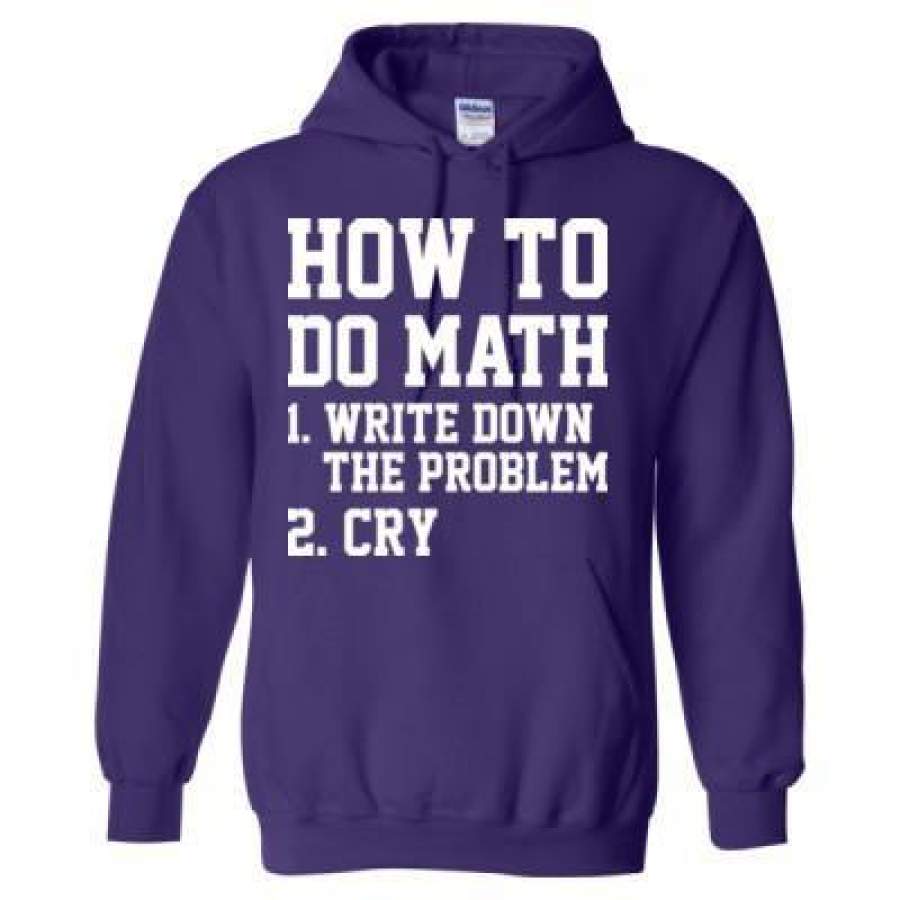 AGR How To Do Math Problem Cry – Heavy Blend™ Hooded Sweatshirt