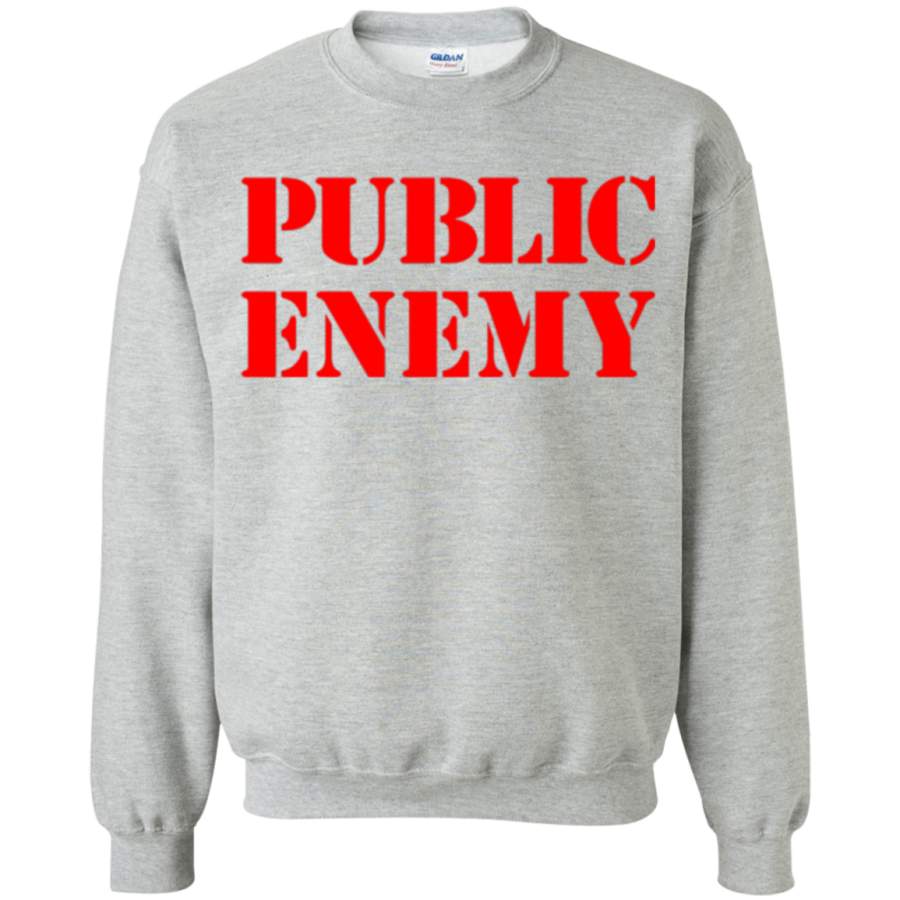 AGR Public Enemy1 Crewneck Pullover Sweatshirt