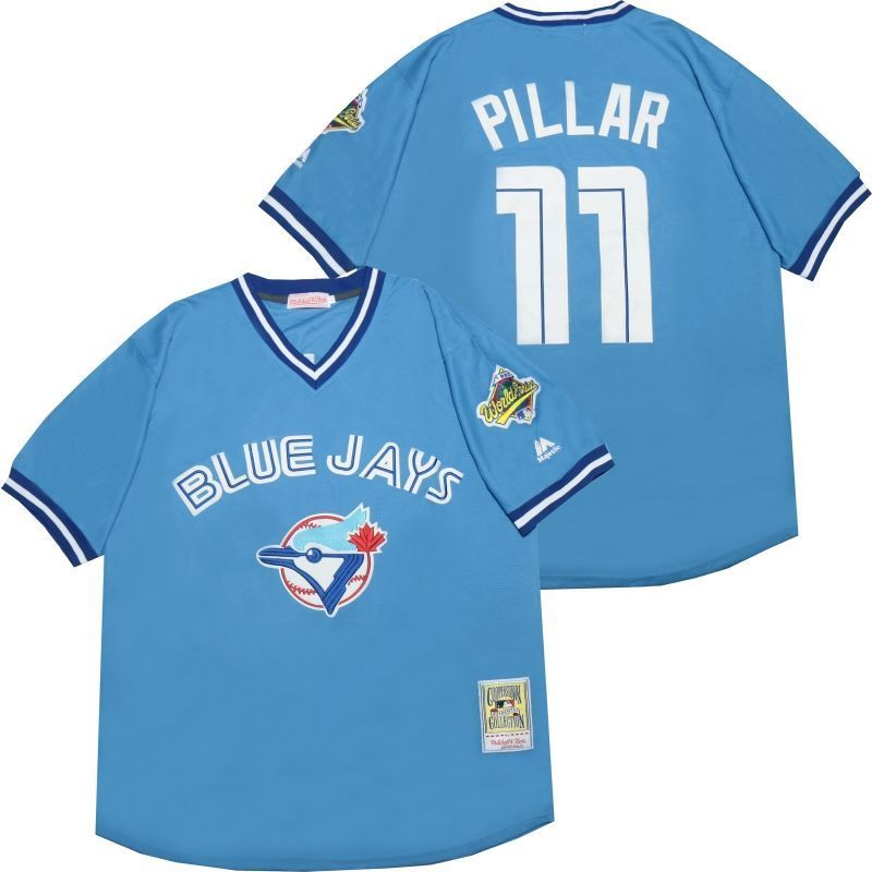 Toronto Blue Jays Kevin Pillar #11 2020 MLB Teal Jersey