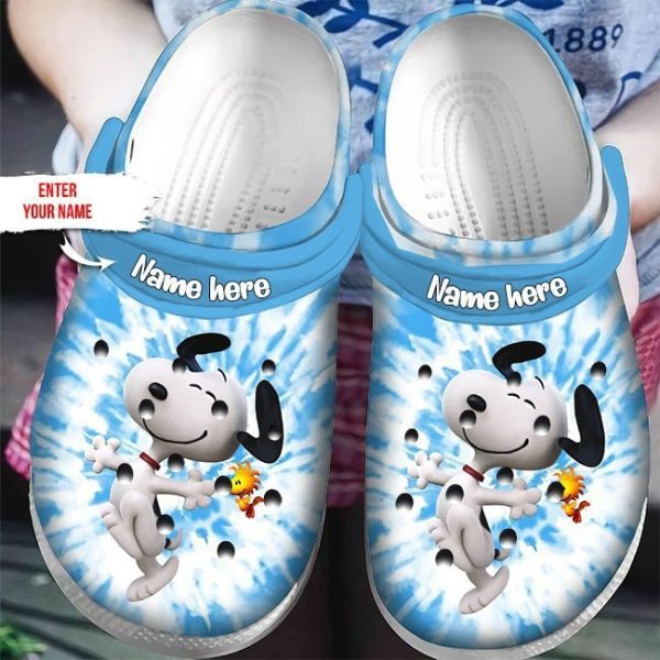 Snoopy And Charlie Brown Peanuts Cartoon Adults Crocs Shoes For Men ...