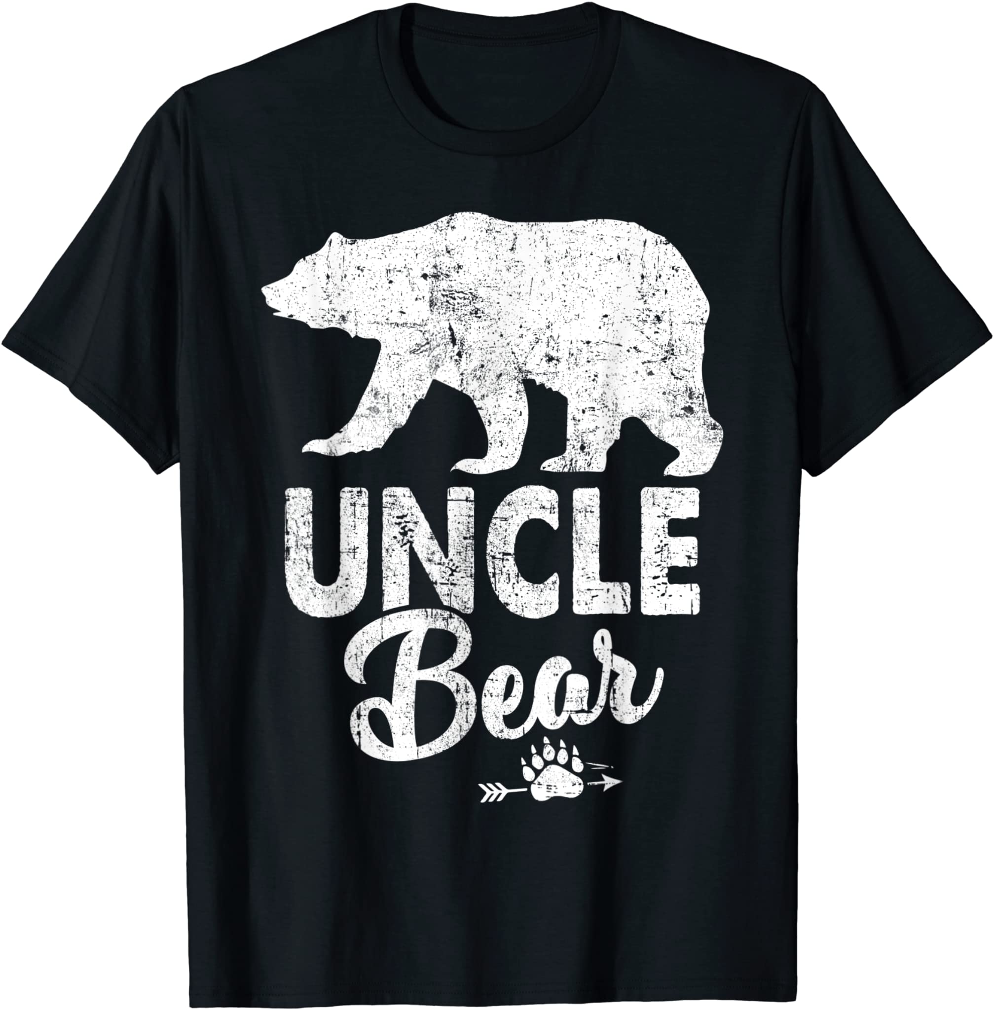 Mens Funny Uncle Bear Father’S Day Shirt T-Shirt