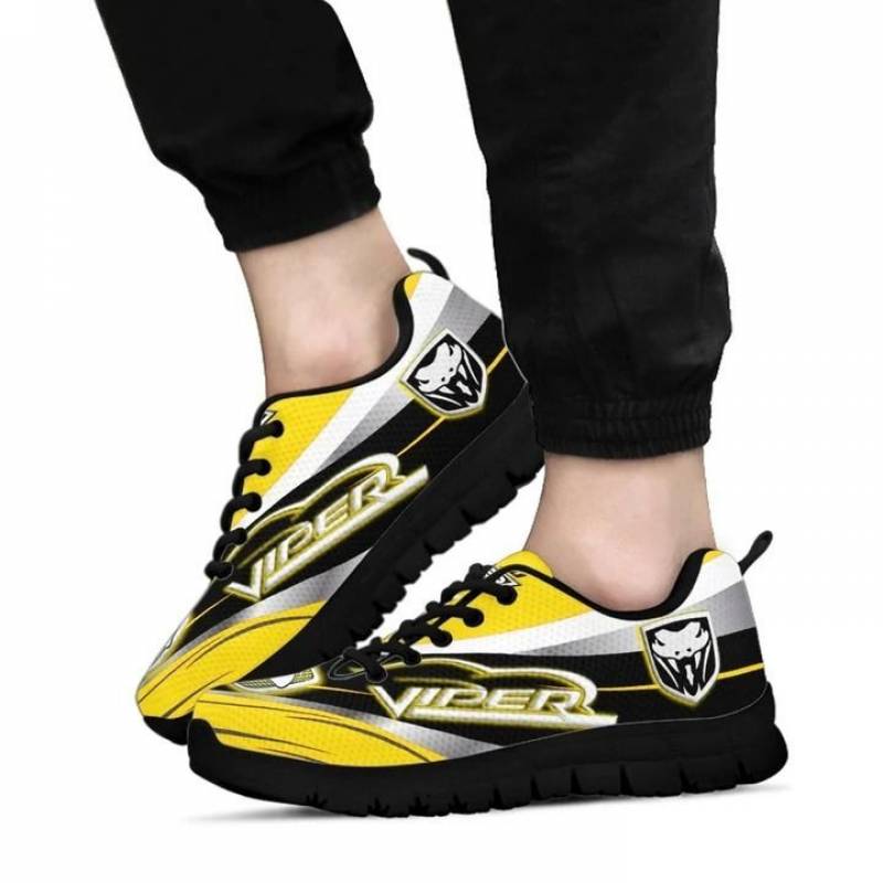 3D Printed Dodge Viper TDV Sneakers For Men & Women Ver 1 (Yellow)