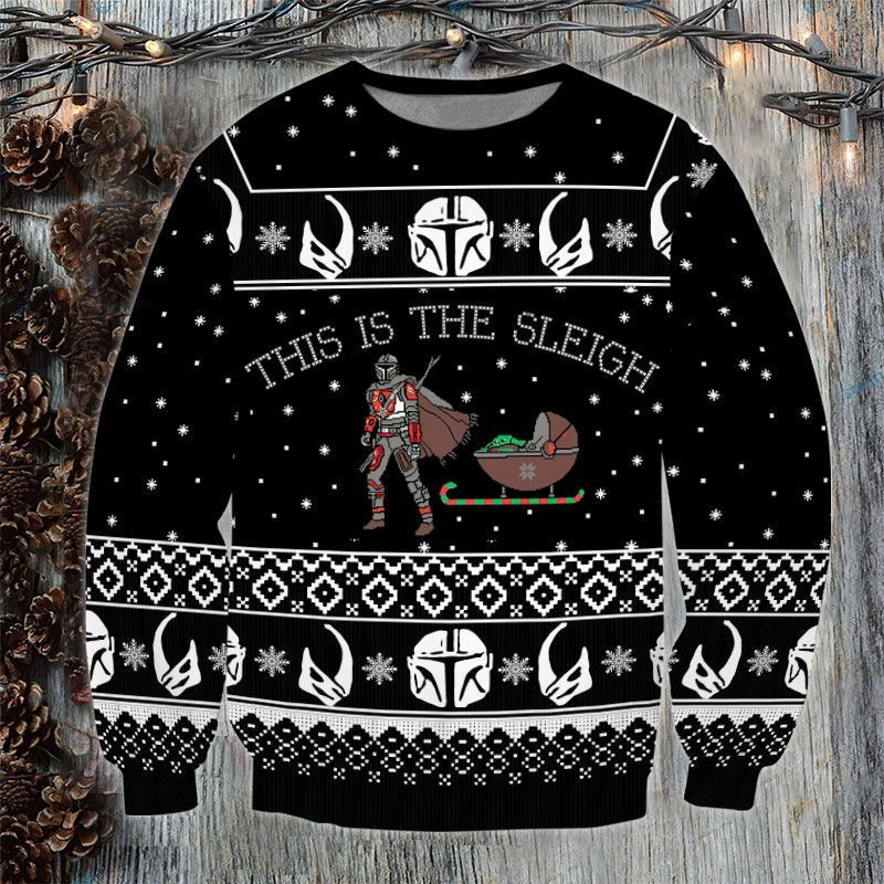 This Is The Sleigh Christmas Ugly Sweater