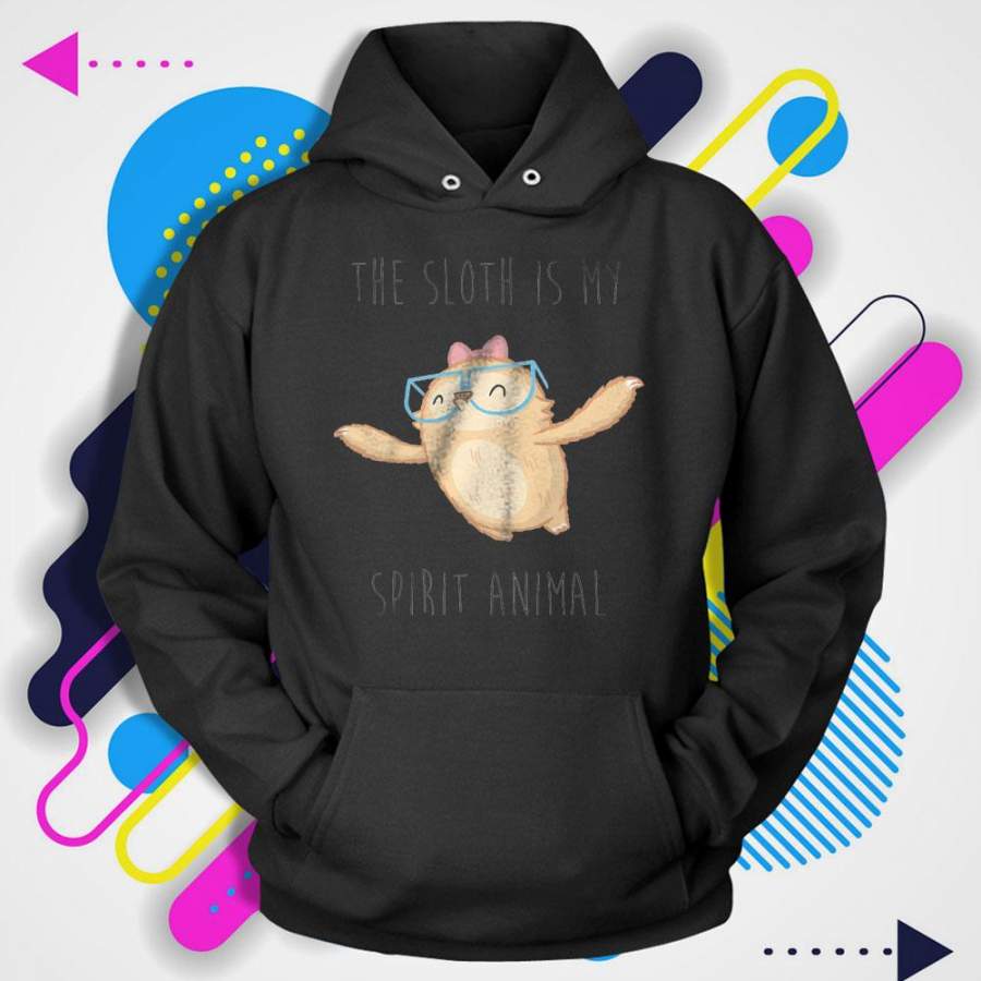 Slothilda Sloth The Sloth Is My Spirit Animal Men’S Hoodie