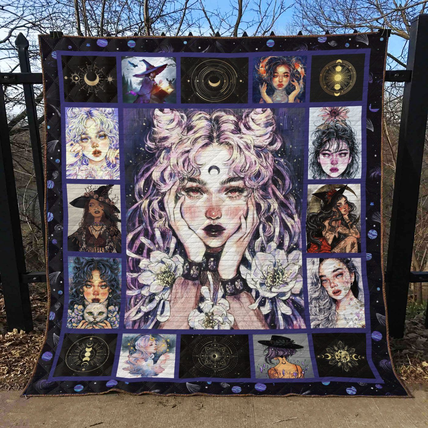 WICCA WITCH TA 3D Quilt Blanket 613