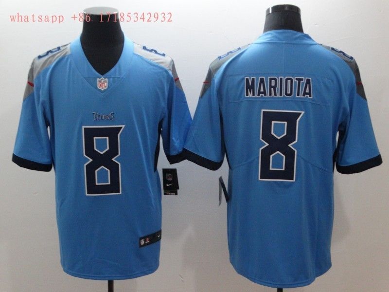 Tennessee Titans Marcus Mariota #8 2020 NFL Blue Jersey Jersey