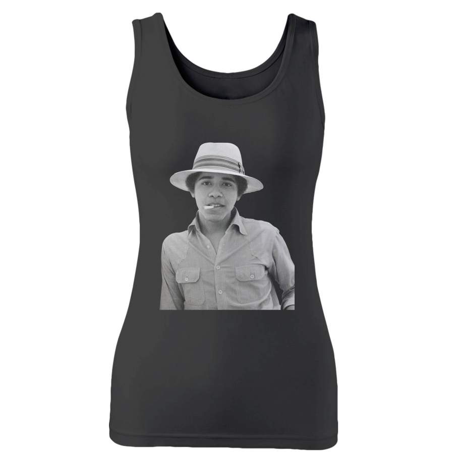 Barack Obama Pose Smoked Woman’s Tank Top