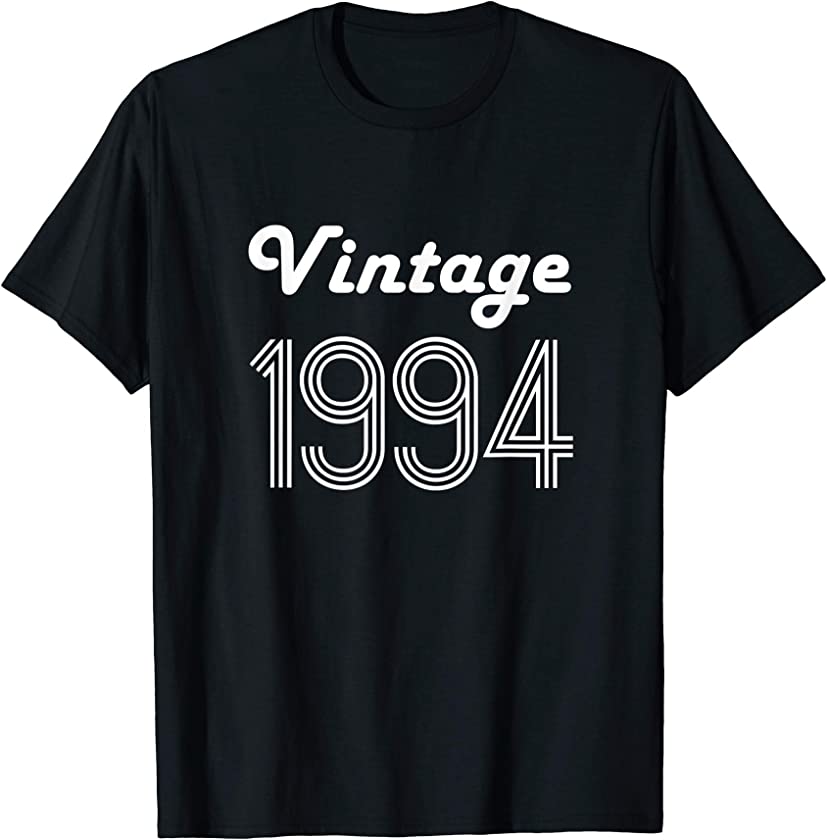 27th Birthday Gift for Men Age 27 Year Old Vintage 1994 Son T-Shirt