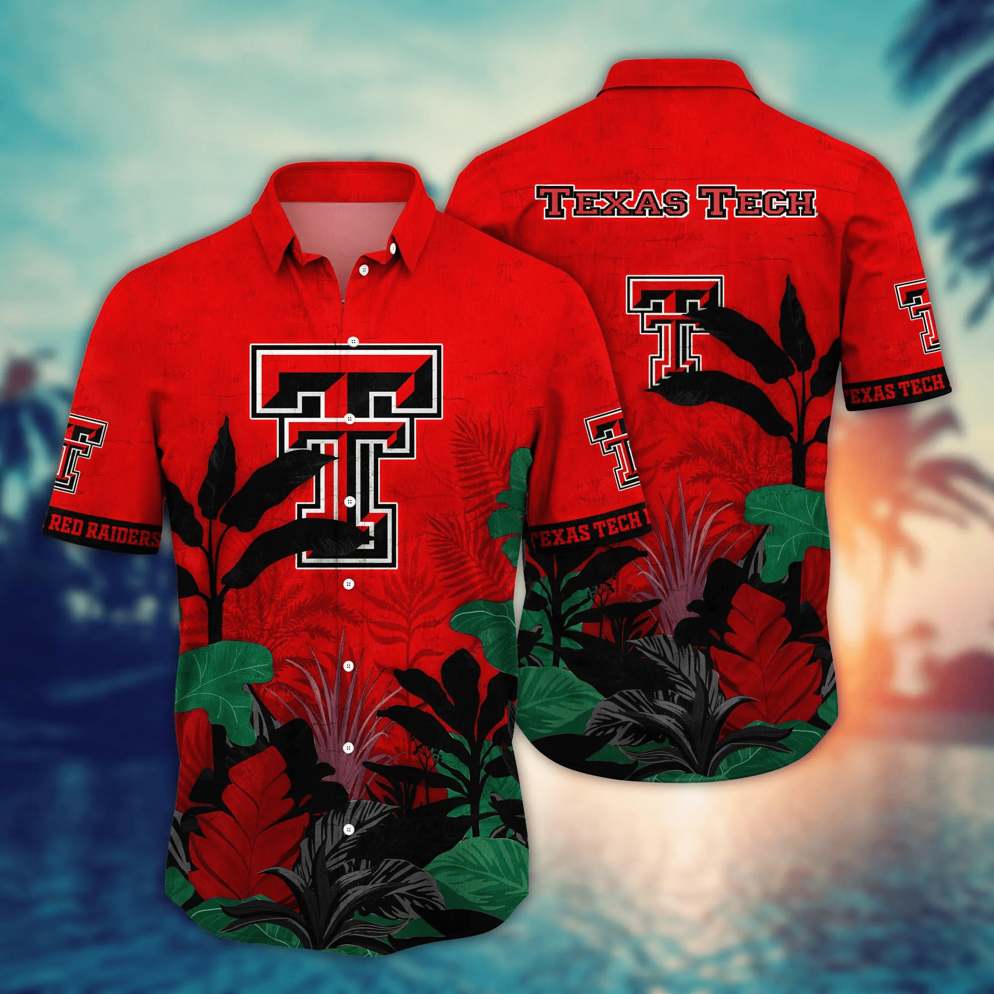 Texas Tech Red Raiders NCCA Hawaiian Shirt Watermelons Aloha Shirt