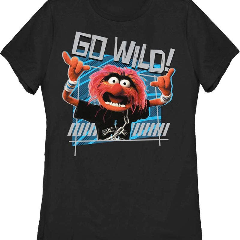 Womens Animal Go Wild Muppets Shirt