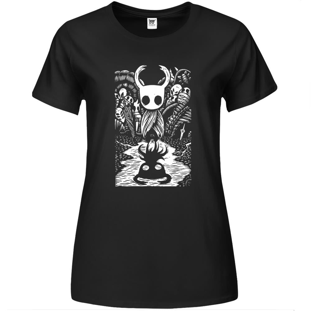 Ghost Knight Graphic Art Hollow Knight Funny Game Premium Womens T Shirts